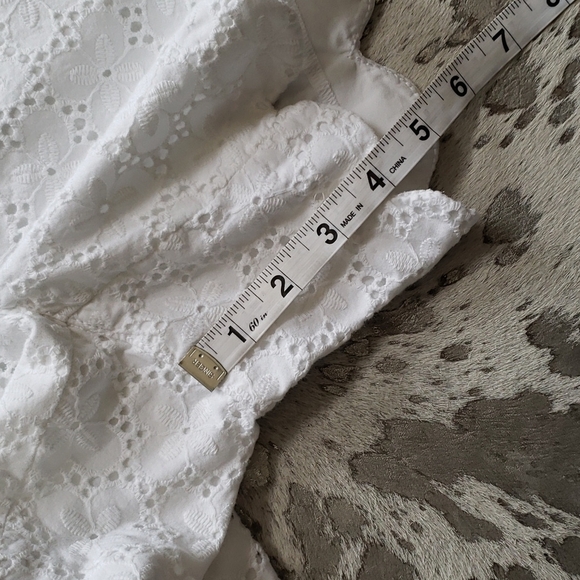 Lilly Pulitzer Buttercup Short Charleston White Eyelet Sz0 - Picture 6 of 7